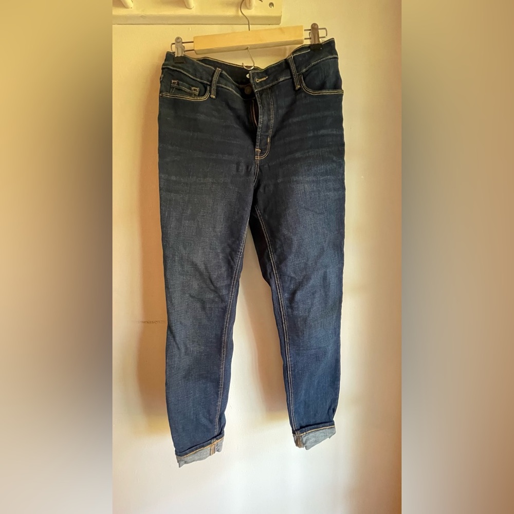 Old Navy Rockstar Dark Wash Super Slim Denim